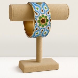 Kate Spade New York x Florence Broadhurst “Carry a Torch” Enamel Bangle Ltd Ed